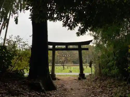 雷神社の鳥居