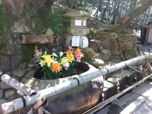 石上神宮の手水舎