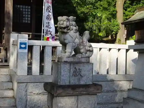 旭鎮守八幡神社の狛犬