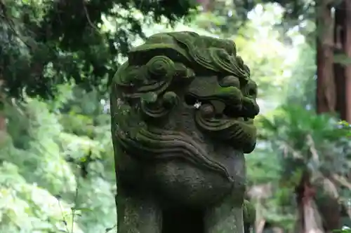 静神社の狛犬