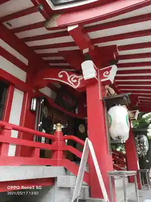 当代島稲荷神社の本殿・本堂