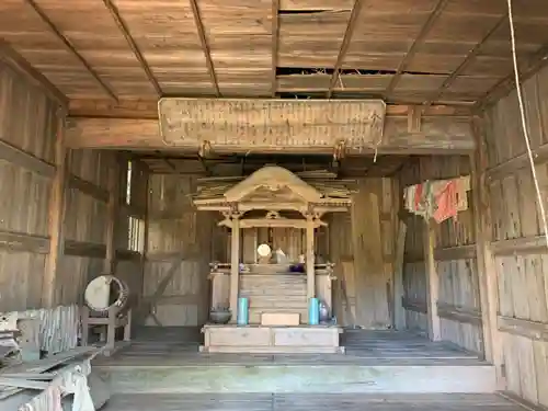 天照神社の本殿・本堂