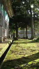 越後國二宮 二田物部神社の庭園