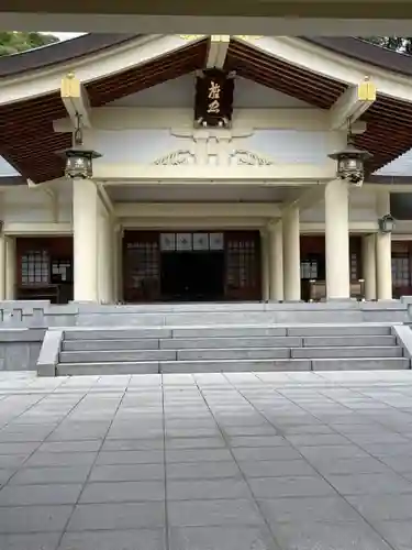 愛知縣護國神社の本殿・本堂