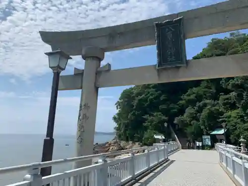 八百富神社の鳥居