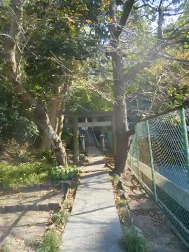 田越神明社（桜山神明社下社）の鳥居