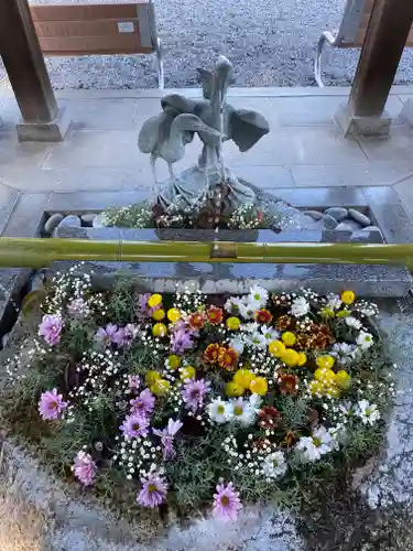 白鷺神社の手水舎