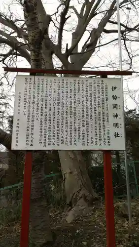 伊勢岡神明社の歴史