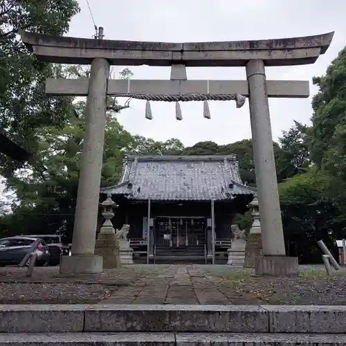 下清水八幡神社の鳥居