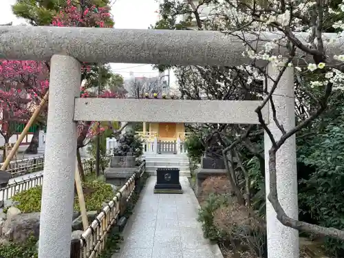 蒲田八幡神社の鳥居