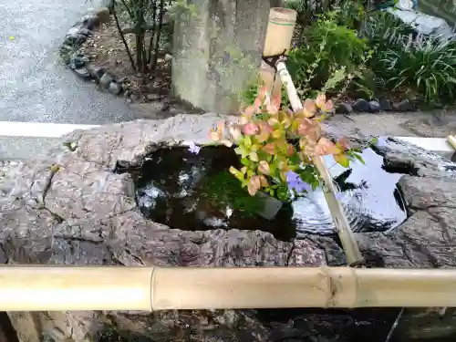 阿智神社の手水