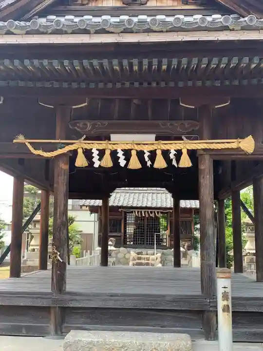 高木神社(萩原町高木)の本殿・本堂