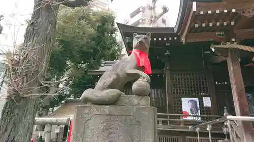 池尻稲荷神社の狛犬
