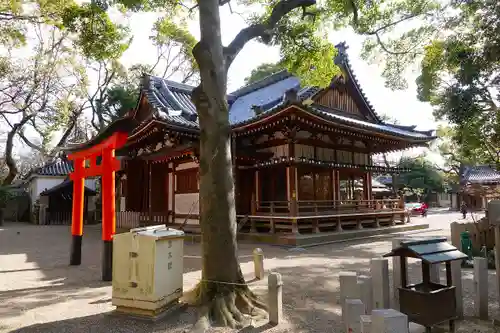 杭全神社の本殿・本堂