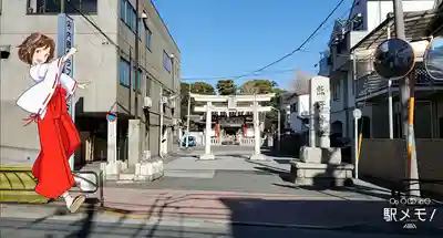 五方山熊野神社の鳥居
