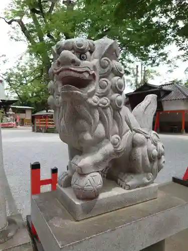 上野総社神社の狛犬