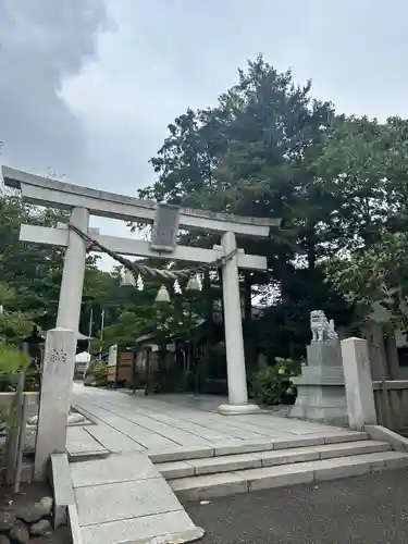 鎮守氷川神社の鳥居