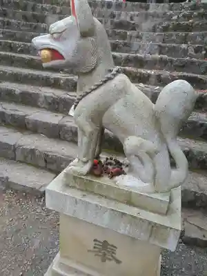 浮羽稲荷神社の狛犬