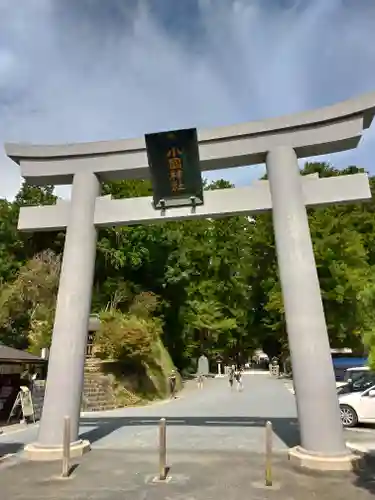 小國神社の鳥居