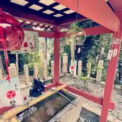 柏原八幡宮の手水