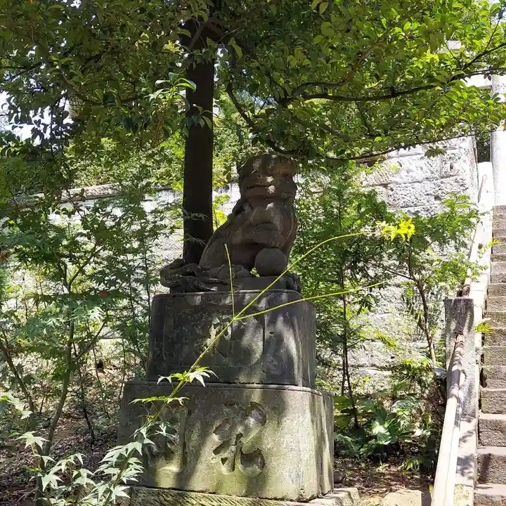 西向天神社の狛犬