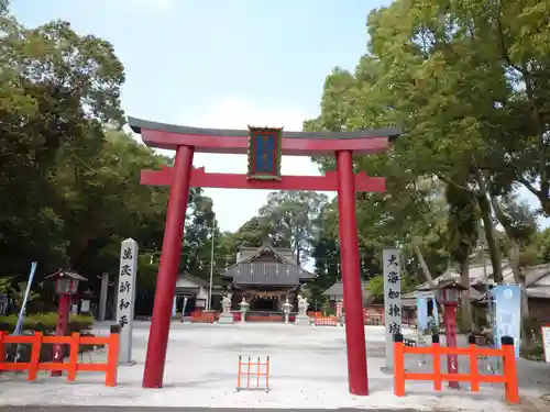 嘯吹八幡神社の鳥居