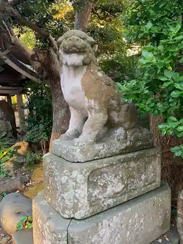 銚港神社の狛犬