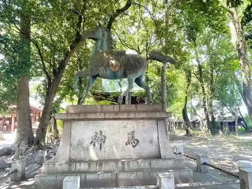 清洲山王宮　日吉神社の狛犬