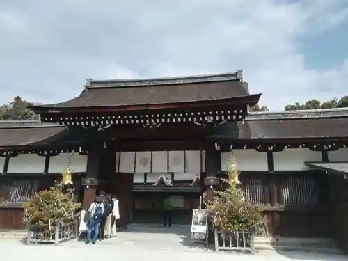 賀茂御祖神社（下鴨神社）の山門・神門