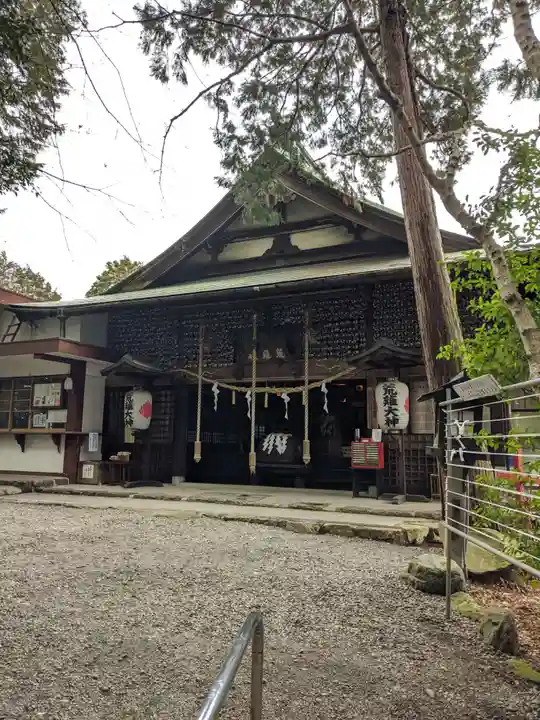 古井の天狗山の本殿・本堂