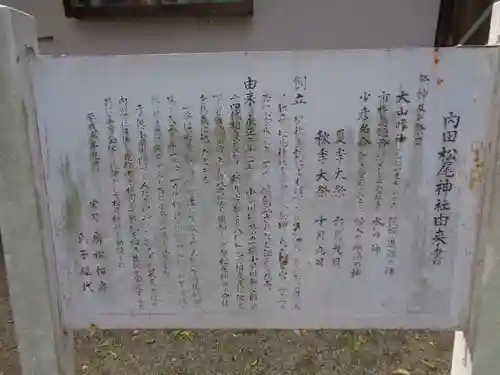 内田松尾神社(熊本県)