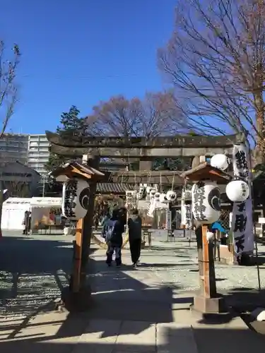 川越熊野神社の鳥居