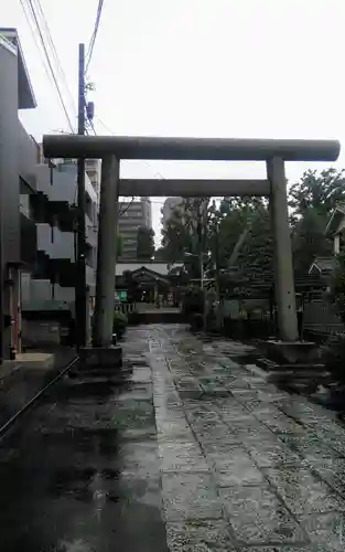 天祖諏訪神社の鳥居