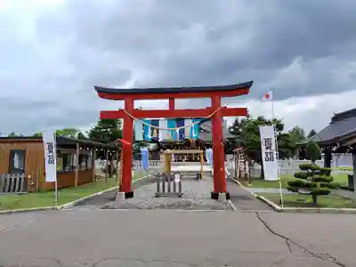 美瑛神社の鳥居