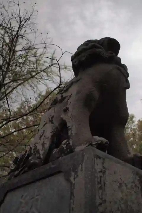 甲斐総社八幡神社の狛犬