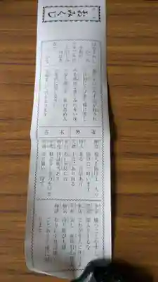 羽幌神社のおみくじ