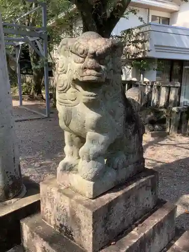 天鷹神社の狛犬