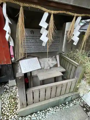 綱敷天神社御旅社の狛犬