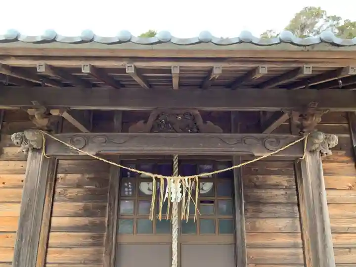 作木神社の本殿・本堂