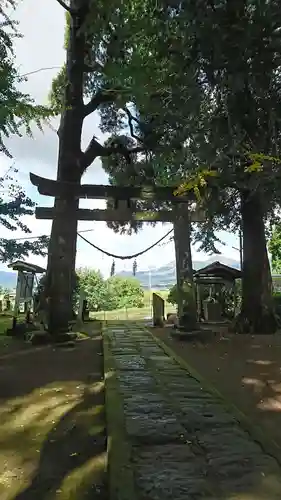 高森阿蘇神社の鳥居