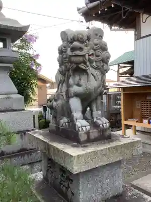 御嶽神社茅萱宮の狛犬