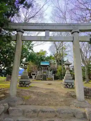 八幡社（四会）の鳥居