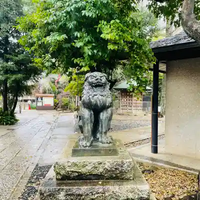 鳩森八幡神社の狛犬