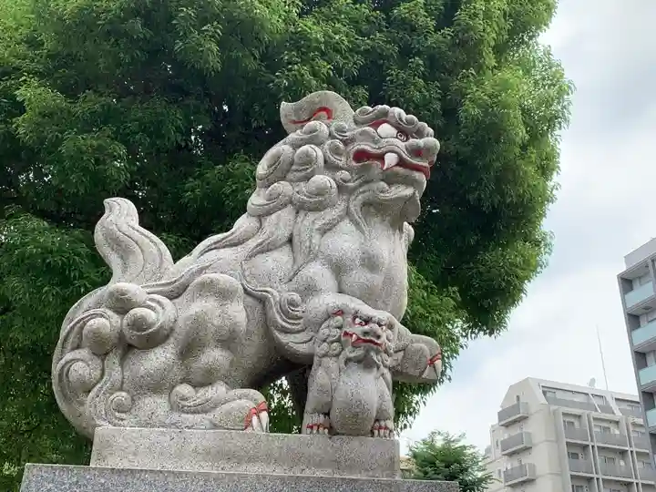 荻窪白山神社の狛犬
