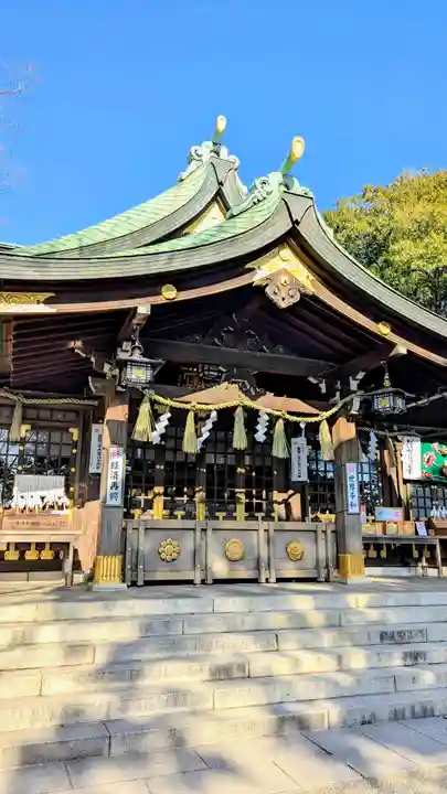 検見川神社の本殿・本堂