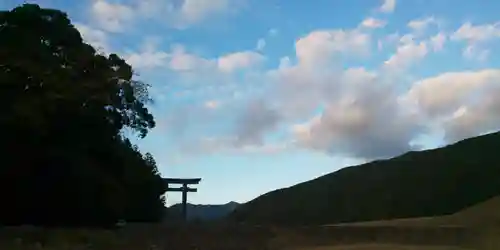 大斎原（熊野本宮大社旧社地）の景色