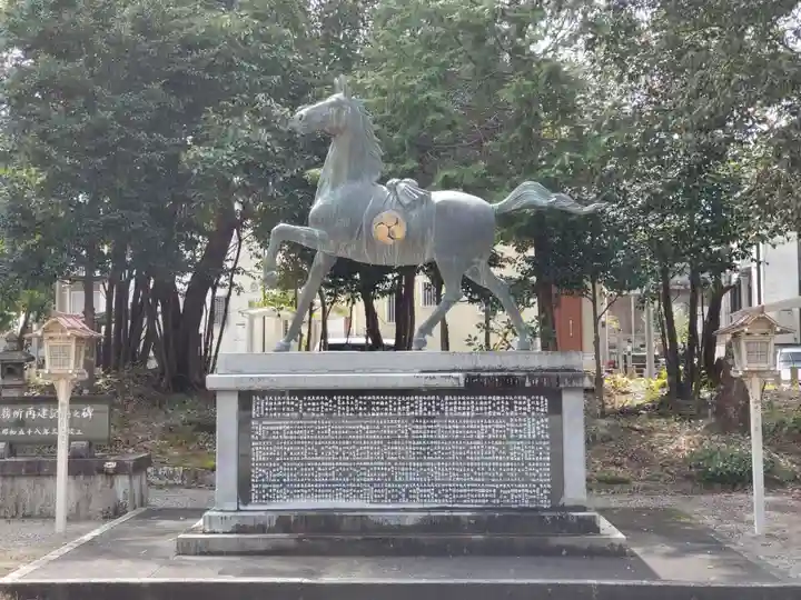 上野神社の狛犬