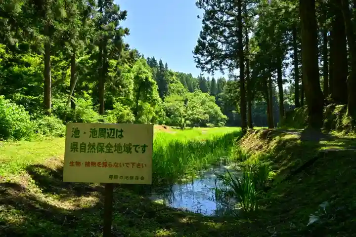 郡殿の池弁財天社(新潟県)