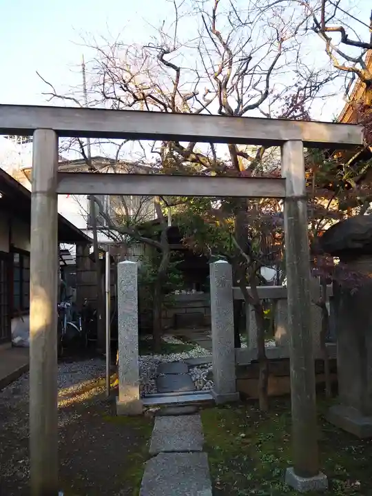 牛天神北野神社の鳥居