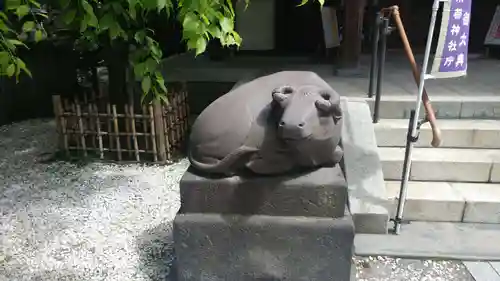 牛天神北野神社の狛犬